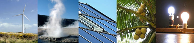 Images of green energy sources